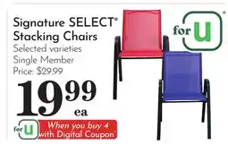 Pavilions Signature SELECT Stacking Chairs offer
