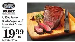 Pavilions USDA Prime Black Angus Beef New York Steak offer