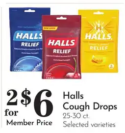 Pavilions Halls Cough Drops offer
