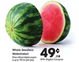 Ralphs Whole Seedless Watermelon offer