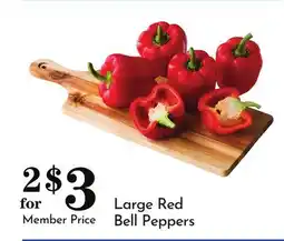 Pavilions Large Red Bell Peppers offer