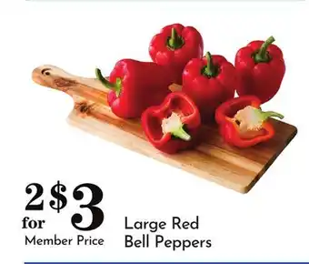 Pavilions Large Red Bell Peppers offer