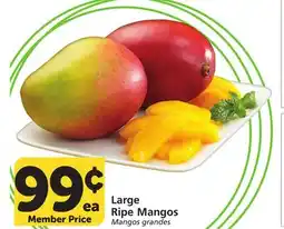 Vons Large Ripe Mangos offer