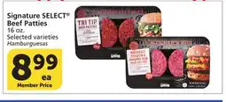 Vons Signature SELECT Beef Patties offer