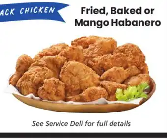 Vons Fried, Baked or Mango Habanero offer
