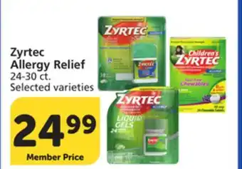 Vons Zyrtec Allergy Relief offer