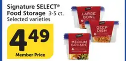 Vons Signature SELECT Food Storage offer