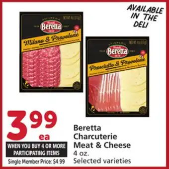 Vons Beretta Charcuterie Meat & Cheese offer