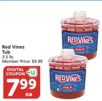Vons Red Vines Tub offer