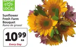 Vons Sunflower Fresh Farm Bouquet offer