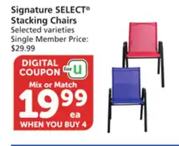 Vons Signature SELECT Stacking Chairs offer