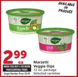 Vons Marzetti Veggie Dips offer