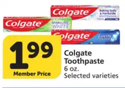 Vons Colgate Toothpaste offer