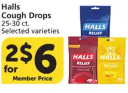 Vons Halls Cough Drops offer