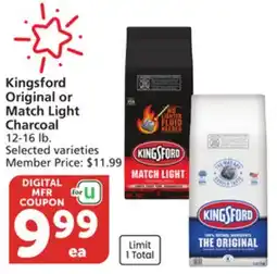 Vons Kingsford Original or Match Light Charcoal offer
