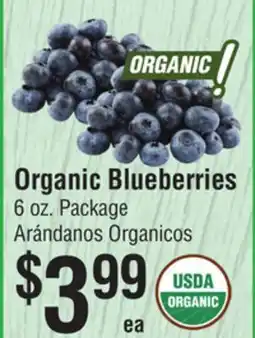 Smart & Final Organic Blueberries offer