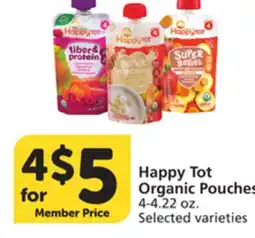 Vons Happy Tot Organic Pouches offer