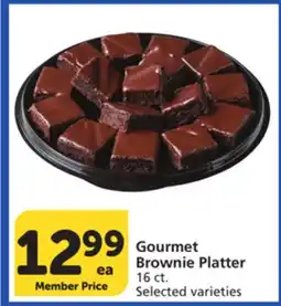 Vons Gourmet Brownie Platter offer