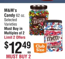Smart & Final M & M' s Candy offer