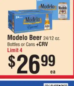 Smart & Final Modelo Beer offer