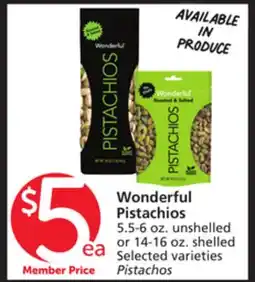 Vons Wonderful Pistachios offer