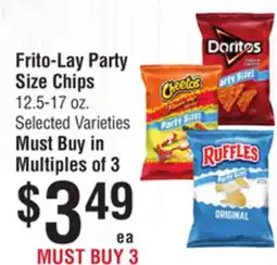 Smart & Final Frito-Lay Party Size Chips offer
