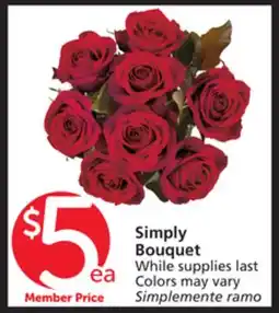 Vons Simply Bouquet offer