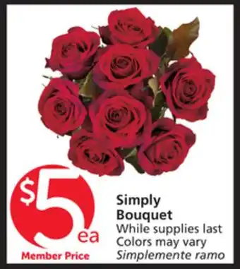 Vons Simply Bouquet offer