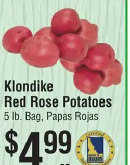 Smart & Final Klondike Red Rose Potatoes offer