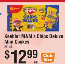 Smart & Final Keebler M & M' s Chips Deluxe Mini Cookes offer