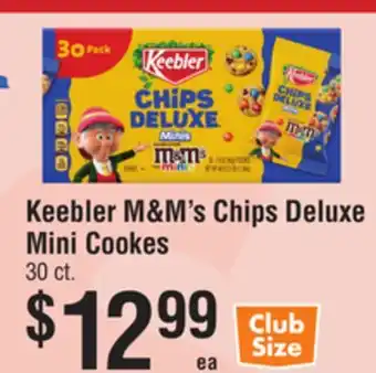 Smart & Final Keebler M & M' s Chips Deluxe Mini Cookes offer