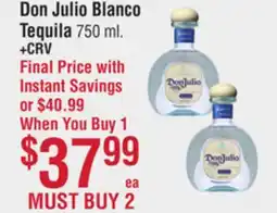 Smart & Final Don Julio Blanco Tequila offer