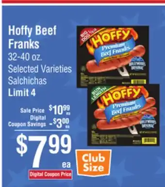 Smart & Final Hoffy Beef Franks offer