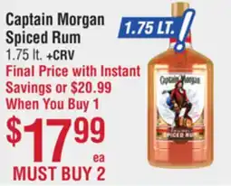 Smart & Final Captain Morgan Spiced Rum offer