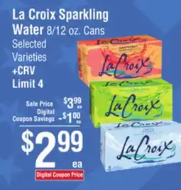 Smart & Final La Croix Sparkling Water offer
