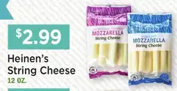 Heinen's Heinen's String Cheese offer