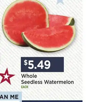 Heinen's Whole Seedless Watermelon offer
