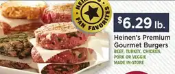 Heinen's Heinen's Premium Gourmet Burgers offer