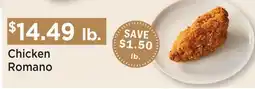 Heinen's Chicken Romano offer