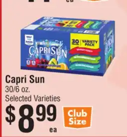Smart & Final Capri Sun offer