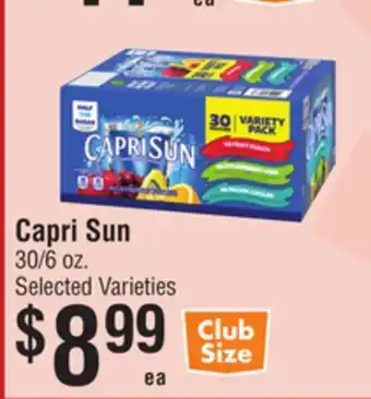 Smart & Final Capri Sun offer
