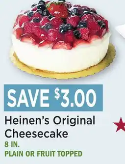 Heinen's Heinen's Original Cheesecake offer