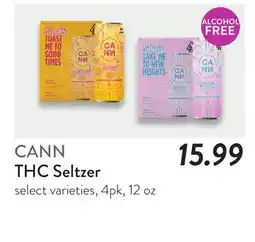 Fresh Thyme CANN THC Seltzer offer