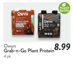 Fresh Thyme Owyn Grab-n-Go Plant Protein offer