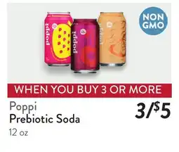 Fresh Thyme Poppi Prebiotic Soda offer