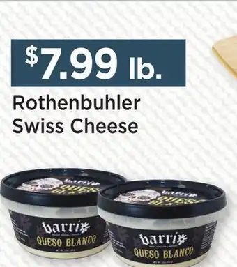 Heinen's Rothenbuhler Swiss Cheese offer