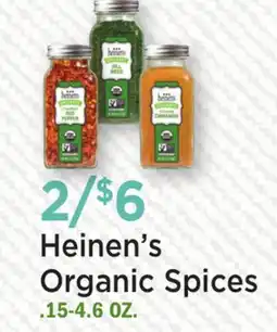 Heinen's Heinen's Organic Spices offer