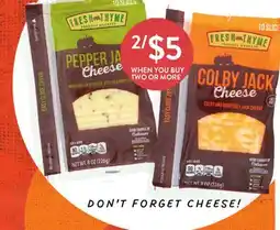 Fresh Thyme Fresh Thyme Cheese offer