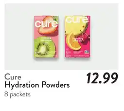 Fresh Thyme Cure Hydration Powders offer
