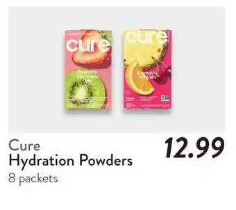 Fresh Thyme Cure Hydration Powders offer